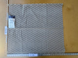 22 EV56 Square 25" x 25" Scalamandre Lelievre Paris Origami Epingle Naturel Gray White Diamond Geometric Small Scale MSRP USD374/y