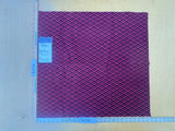 25 EV56 Square 25" x 26" Scalamandre Lelievre Paris Origami Epingle Nectar Pink Black Diamond Geometric Small Scale MSRP USD374/y