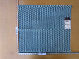 26 EV56 Square 25" x 26" Scalamandre Lelievre Paris Origami Epingle Aqua Blue White Diamond Geometric Small Scale MSRP USD374/y