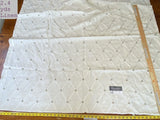 12 Boxw Scalamandre Square Showroom Sample Full Yard White Diamond