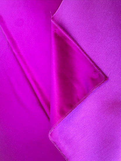 29 EV56 Square 26" x 26" Scalamandre Lelievre Paris Miroir Cyclamen Pink Solid Polyester MSRP USD374/y