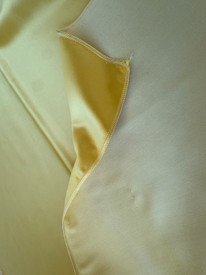 29 EV56 Square 26" x 26" Scalamandre Lelievre Paris Miroir Or Yellow Solid Polyester MSRP USD374/y