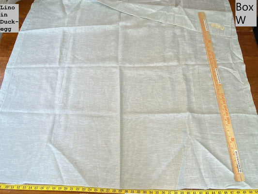 19 Boxw Scalamandre Square Showroom Sample Full Yard Linoin Duckegg