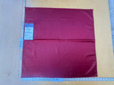 33 EV56 Square 25" x 26" Scalamandre Lelievre Paris Miroir Genat Deep Pink Solid Polyester MSRP USD374/y