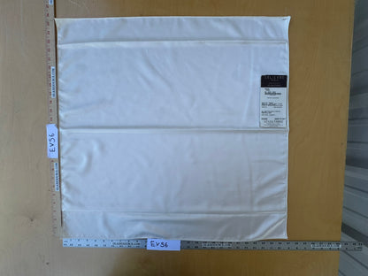 39 EV56 Square 25" x 27" Scalamandre Lelievre Paris Miroir Ivoire Ivory White Solid Polyester MSRP USD374/y