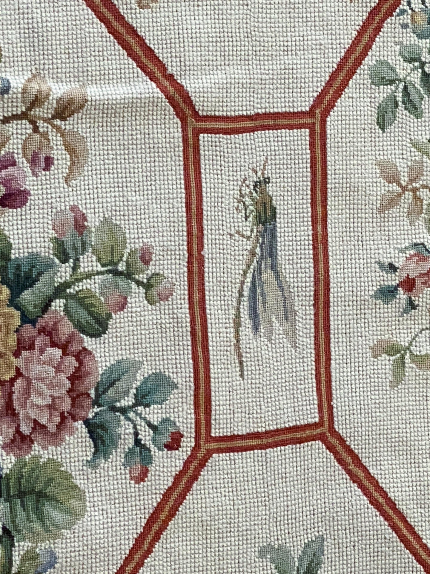 Stark BARENTU SILVER  Diamond Barratta Collection Leopard Deer Bird Flora Zoology 100% Wool 5x9' MSRP USD2300