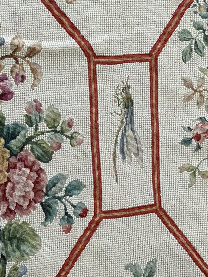 Stark BARENTU SILVER  Diamond Barratta Collection Leopard Deer Bird Flora Zoology 100% Wool 5x9' MSRP USD2300