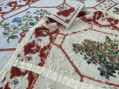 Stark BARENTU SILVER  Diamond Barratta Collection Leopard Deer Bird Flora Zoology 100% Wool 5x9' MSRP USD2300