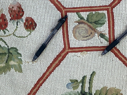 Stark BARENTU SILVER  Diamond Barratta Collection Leopard Deer Bird Flora Zoology 100% Wool 5x9' MSRP USD2300