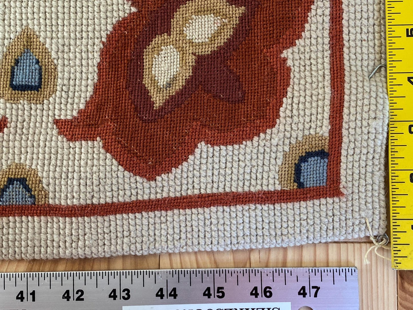 Stark BARENTU SILVER  Diamond Barratta Collection Leopard Deer Bird Flora Zoology 100% Wool 6x10' MSRP USD2700