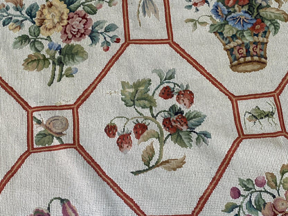 Stark BARENTU SILVER  Diamond Barratta Collection Leopard Deer Bird Flora Zoology 100% Wool 6x10' MSRP USD2700