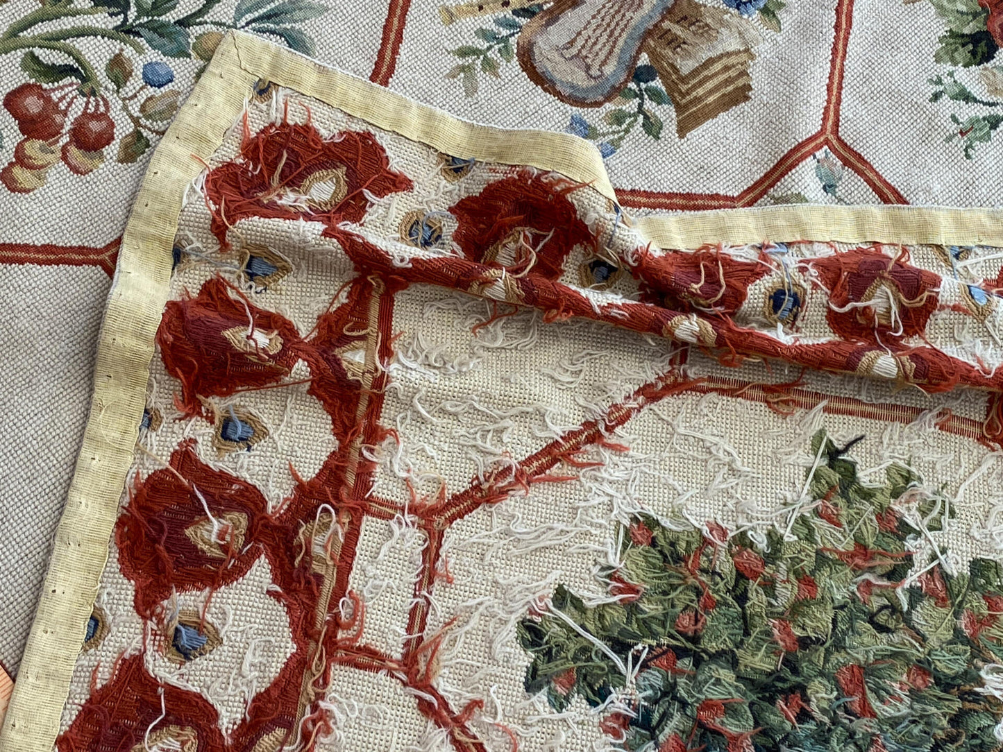 Stark BARENTU SILVER  Diamond Barratta Collection Leopard Deer Bird Flora Zoology 100% Wool 6x10' MSRP USD2700