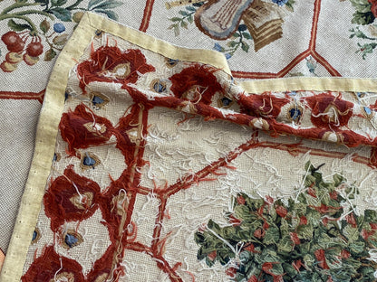 Stark BARENTU SILVER  Diamond Barratta Collection Leopard Deer Bird Flora Zoology 100% Wool 6x10' MSRP USD2700