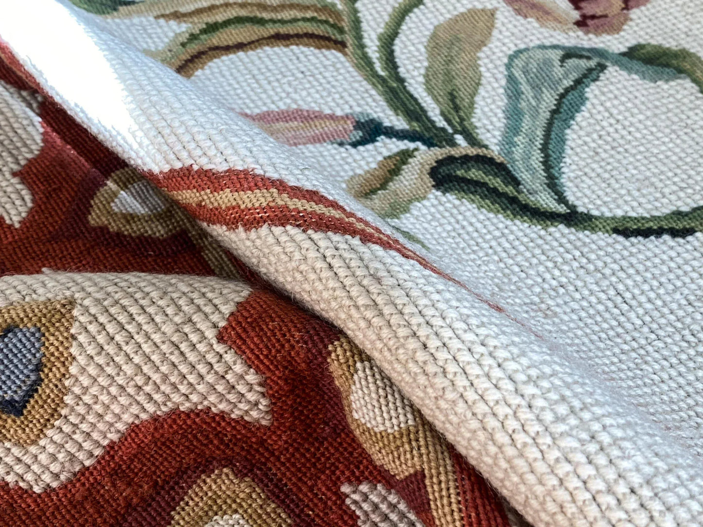 Stark BARENTU SILVER  Diamond Barratta Collection Leopard Deer Bird Flora Zoology 100% Wool 6x10' MSRP USD2700