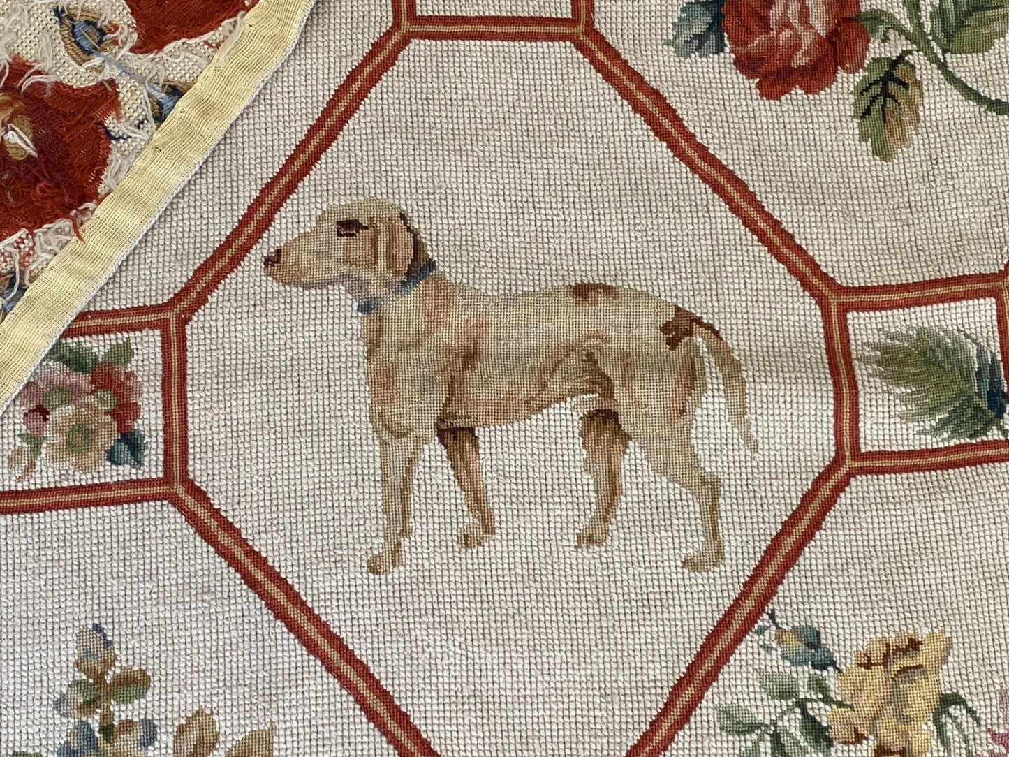 Stark BARENTU SILVER  Diamond Barratta Collection Leopard Deer Bird Flora Zoology 100% Wool 6x10' MSRP USD2700