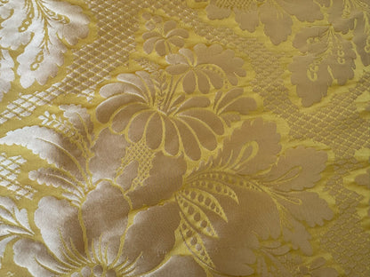 51 EV56 Square 24" x 24" Tassinari and Chatel Volanges Or Yellow Gold Floral Historic MSRP USD 1354/y