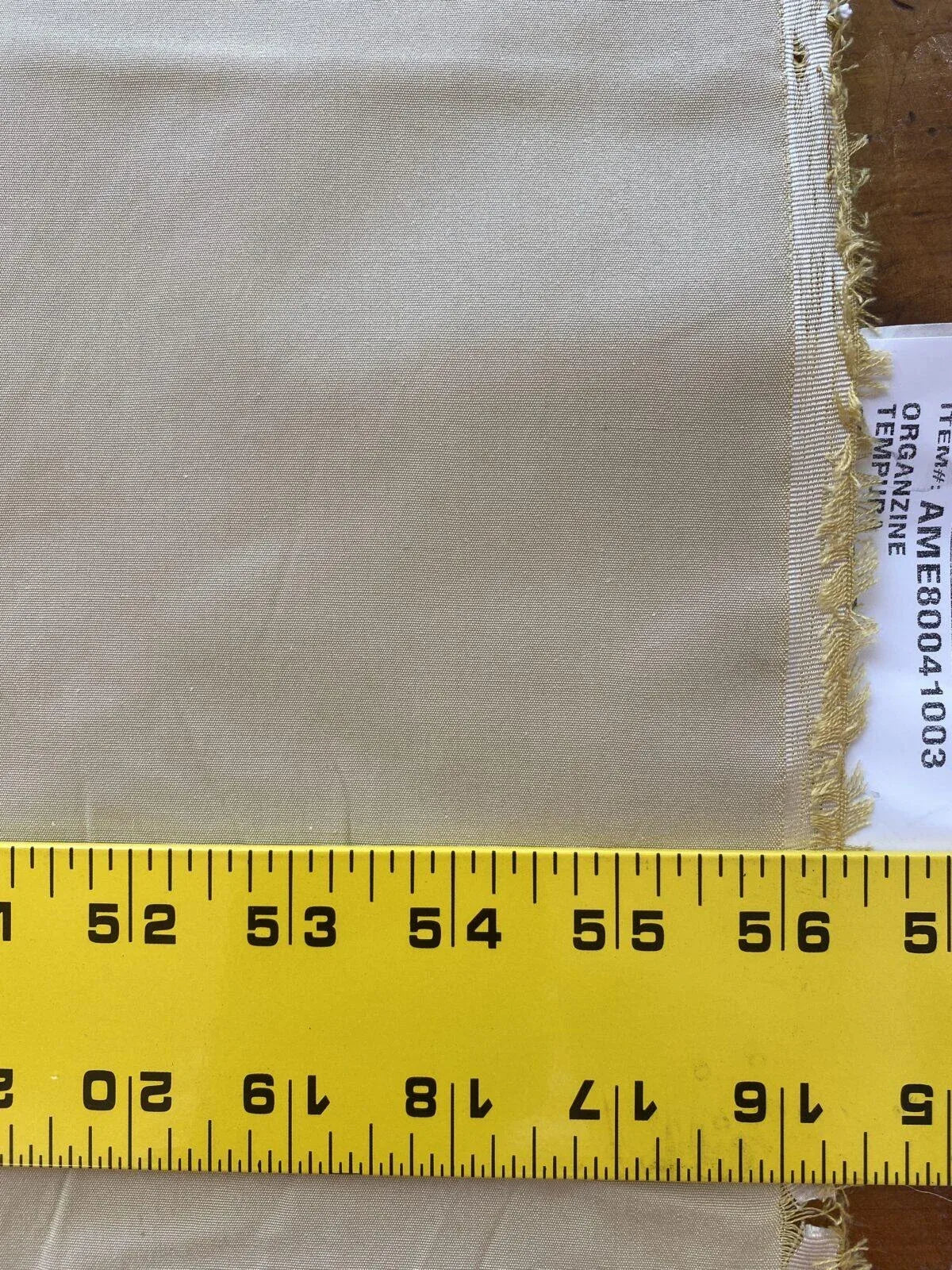 Scalamandre Organzine Tempura Silk Linen Solid Eggshell Beige MSRP USD 272/Y