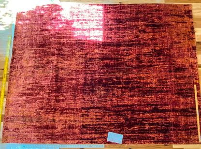 Stark CORUM MAROON Deep Red Orange Pink Raspberry Rust Iridescent Abstract Rain Forest Landscape 8x10' Rug MSRP USD11500
