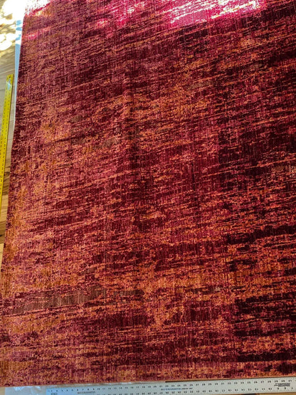 Stark CORUM MAROON Deep Red Orange Pink Raspberry Rust Iridescent Abstract Rain Forest Landscape 8x10' Rug MSRP USD11500