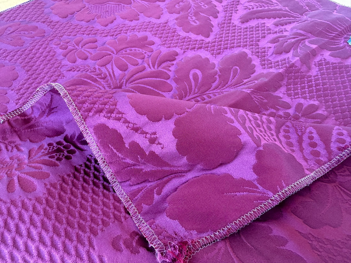 52 EV56 Square 24" x 24" Tassinari and Chatel Volanges Traviata Pink Floral Historic MSRP USD 1354/y
