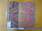 53 EV56 Square 23" x 24" Scalamandre Lelievre Paris Lancelot Azalee Purple Pink Blue Beige Cotton Viscose Damask Floral Renaissance