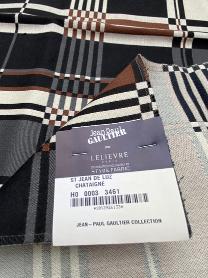 28 Berkbox86 Square Jacquard by Jean Paul Gaultier St. Jean de Luz Chataigne Viscose Plaid Square MSRP USD628/y