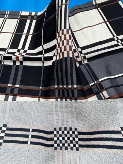 28 Berkbox86 Square Jacquard by Jean Paul Gaultier St. Jean de Luz Chataigne Viscose Plaid Square MSRP USD628/y