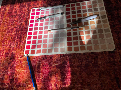 Stark CORUM MAROON Deep Red Orange Pink Raspberry Rust Iridescent Abstract Rain Forest Landscape 8x10' Rug MSRP USD11500