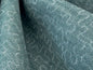 Scalamandre Squiggle Turqouise Blue Green Abstract Linen Laser Light Print Texture Heavy MSRP USD186/y