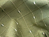 Scalamandre Casino Sage White  on Green 100% Cotton Circle Small Scale - By the yard