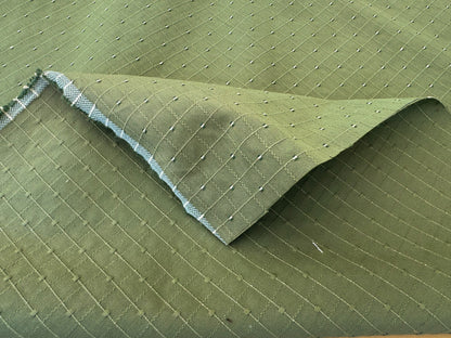 Scalamandre Casino Sage White  on Green 100% Cotton Circle Small Scale - By the yard
