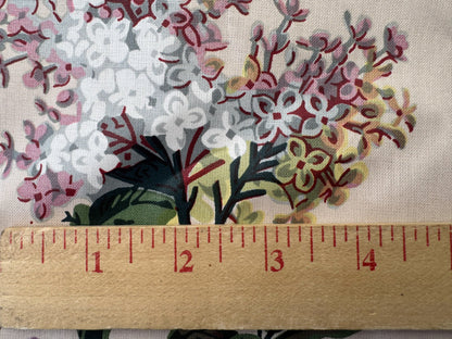 Scalamandre Lilas Multi Cream Floral Print 100% Cotton - By the yard