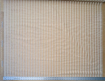 Scalamandre Ballet Silk Stripe Cream and White 100% Silk Sheer Stripe - by the yard