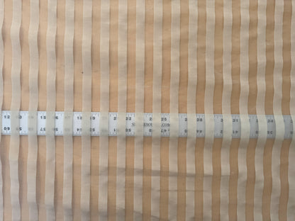 Scalamandre Ballet Silk Stripe Cream and White 100% Silk Sheer Stripe - by the yard