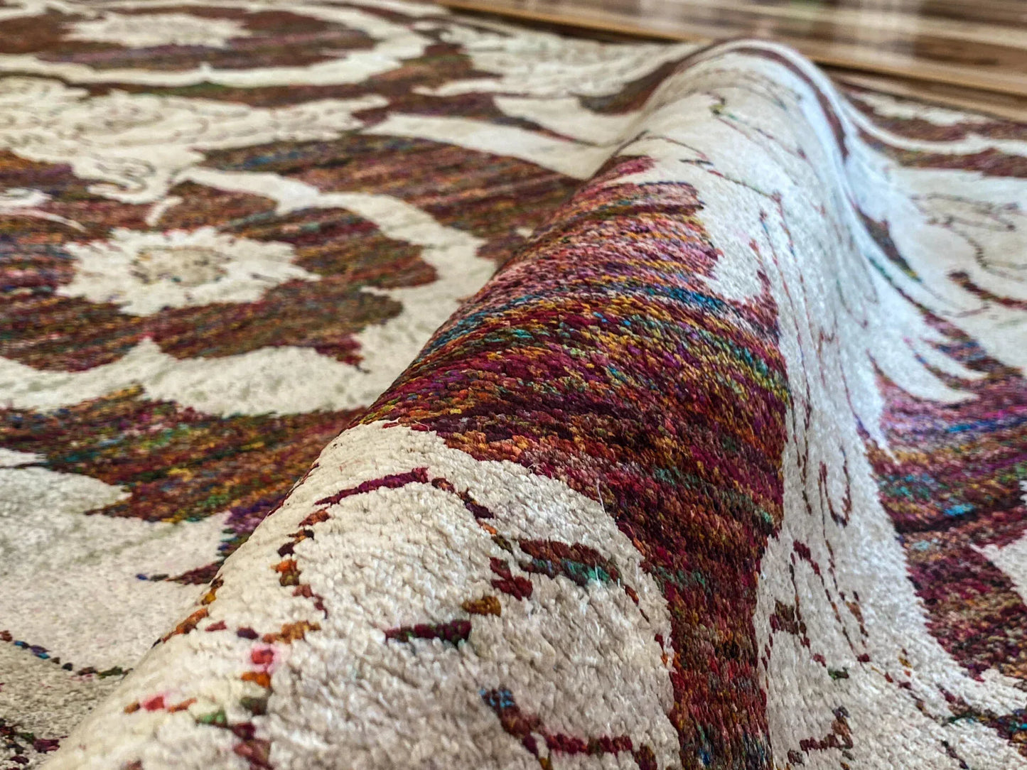 Stark Ciudad Madero Olive Green Silk Rug Hand Knotted Classic Medallion Damask 8x10' MSRP USD16200