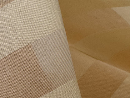 Scalamandre Ballet Silk Stripe Cream and White 100% Silk Sheer Stripe - by the yard