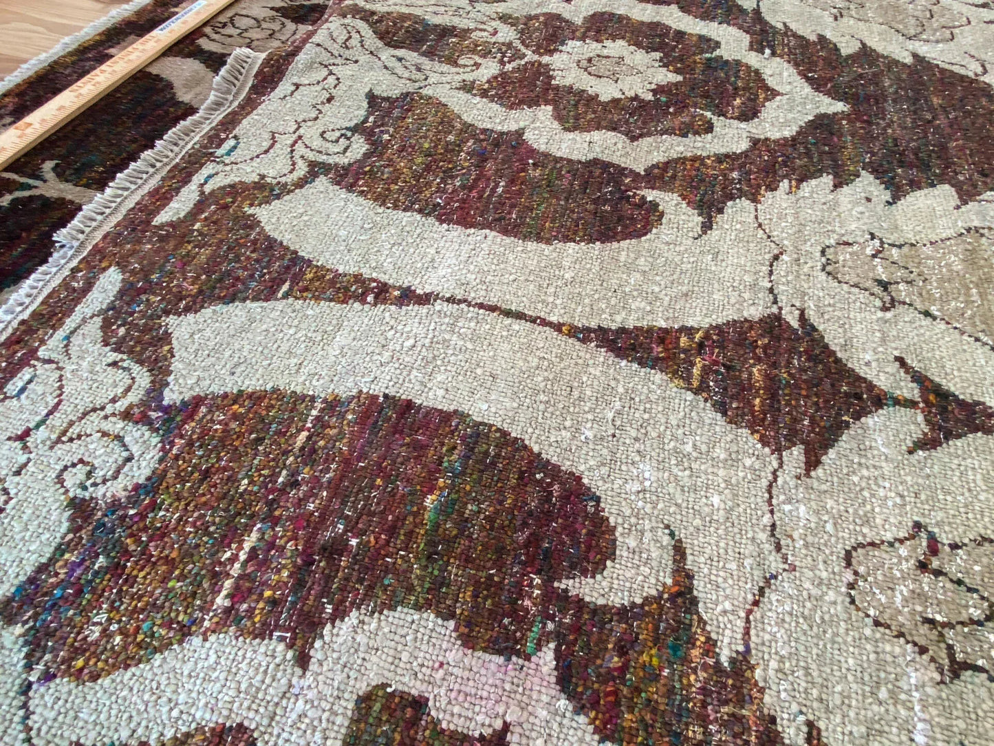 Stark Ciudad Madero Olive Green Silk Rug Hand Knotted Classic Medallion Damask 8x10' MSRP USD16200