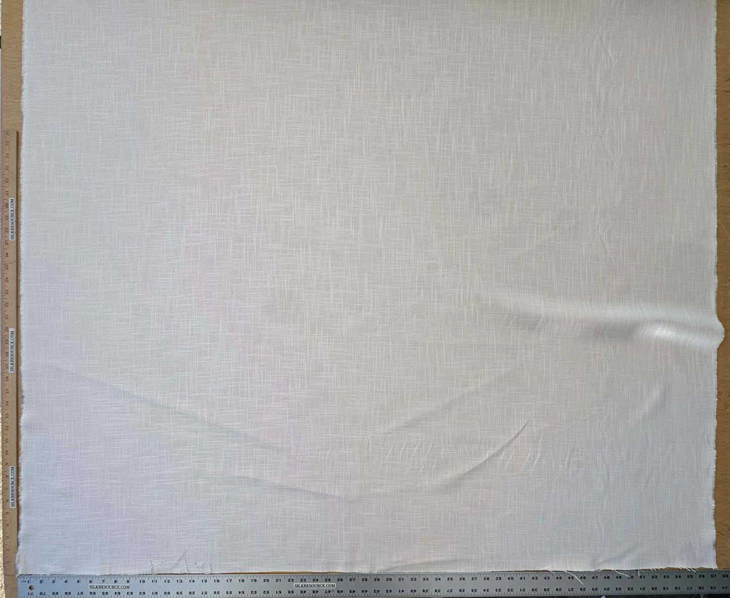 Scalamandre Ari Ivory Cream White Solid Texture Heavy Duty -By the yard