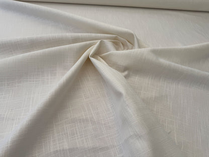 Scalamandre Ari Ivory Cream White Solid Texture Heavy Duty -By the yard