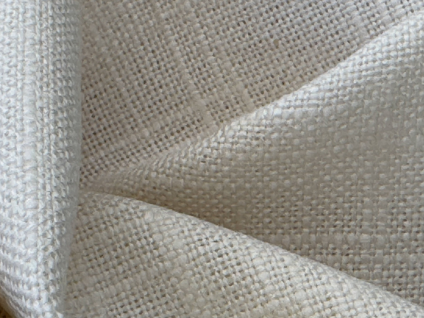 Scalamandre Ari Ivory Cream White Solid Texture Heavy Duty -By the yard