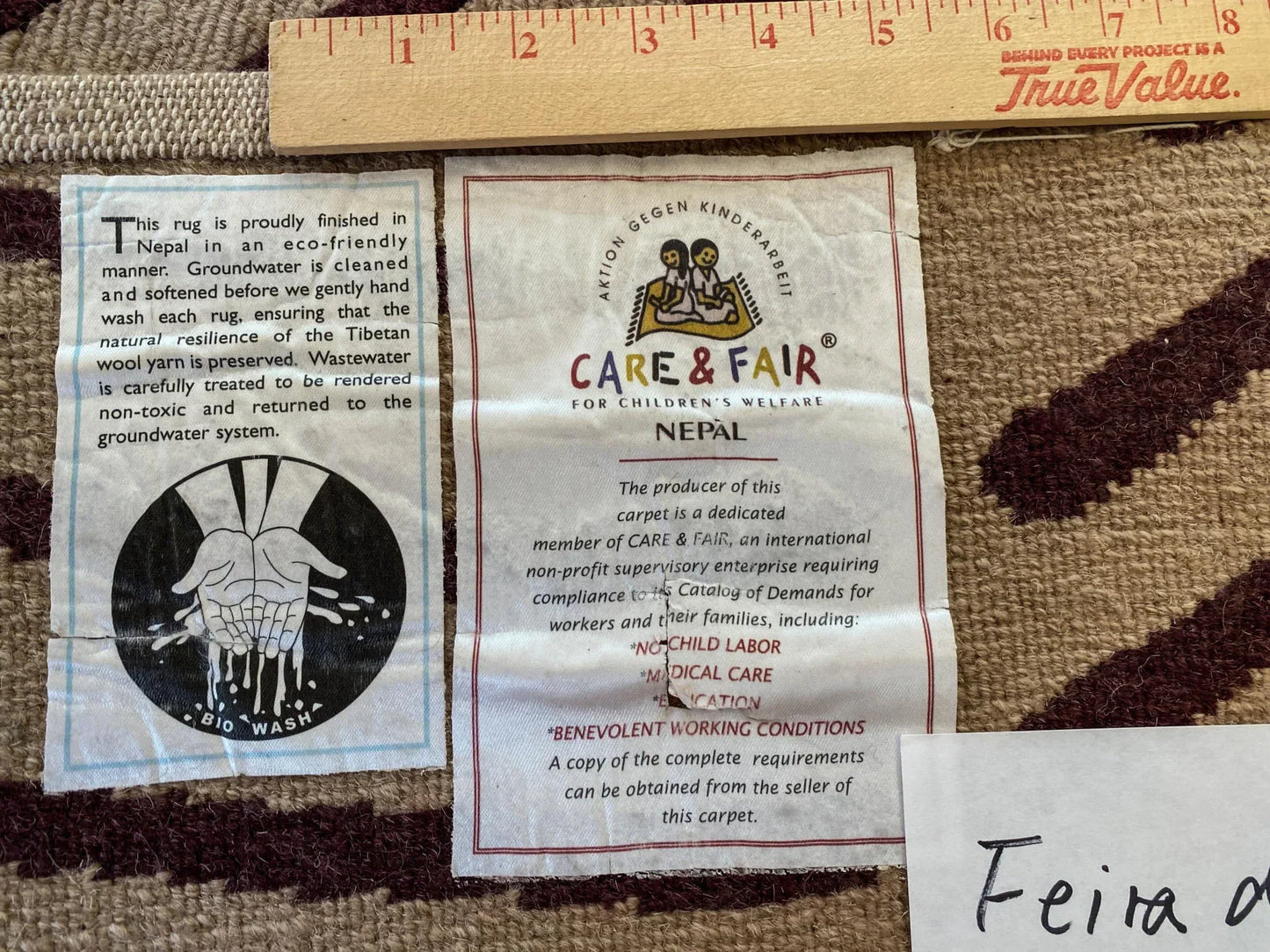 Stark FEIRA DE SANTANA MOCHA Silk Wool Rug Fan Ginkgo Leaf 8x10' MSRP11400