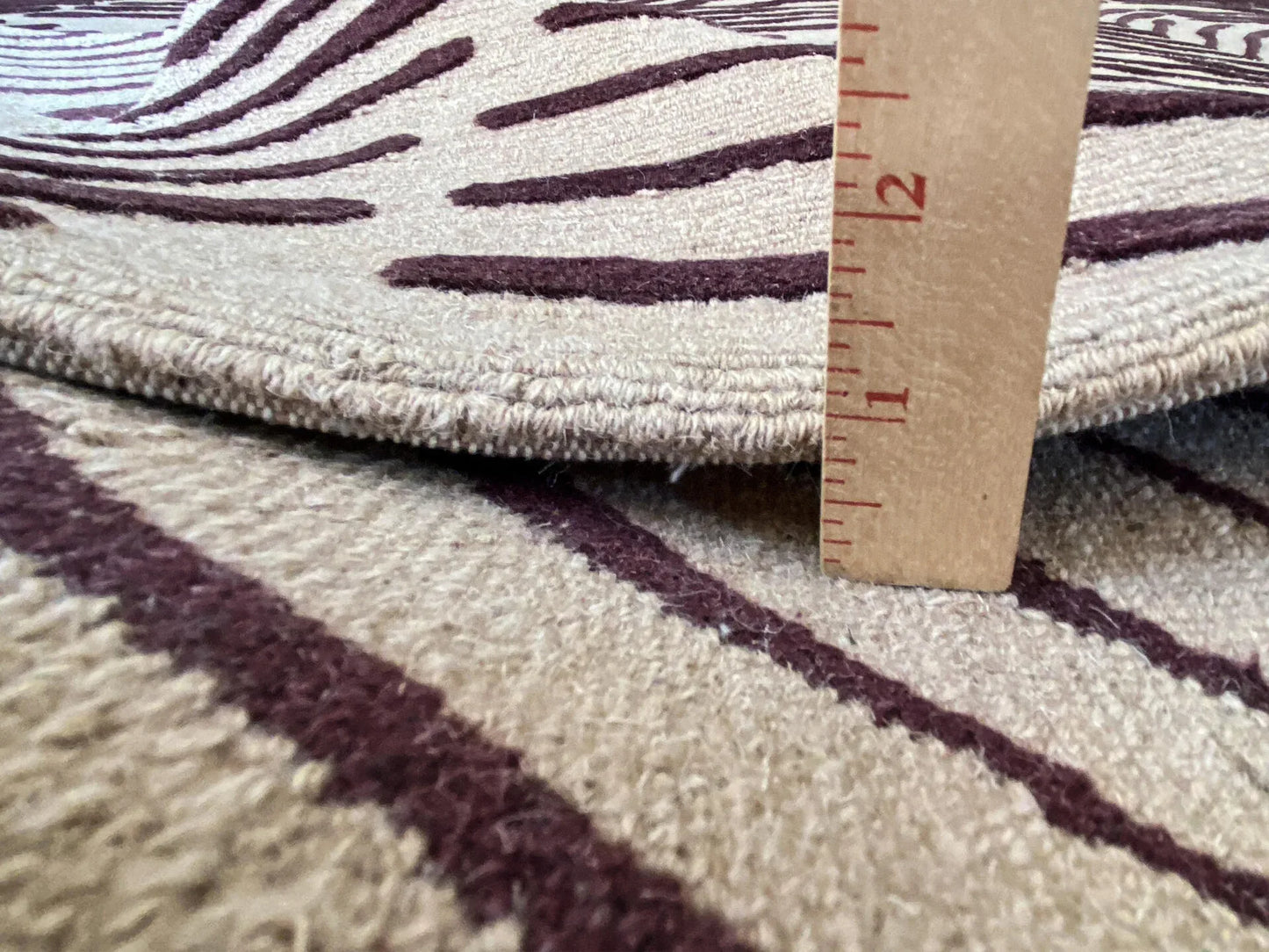 Stark FEIRA DE SANTANA MOCHA Silk Wool Rug Fan Ginkgo Leaf 8x10' MSRP11400