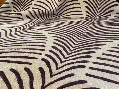 Stark FEIRA DE SANTANA MOCHA Silk Wool Rug Fan Ginkgo Leaf 8x10' MSRP11400