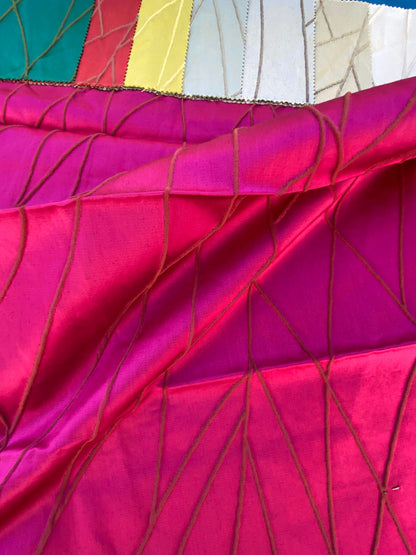 16 Berkbox87 Square Jacquard by Lelievre Reso Indien Pink Abstract Graphic MSRP USD 594/y