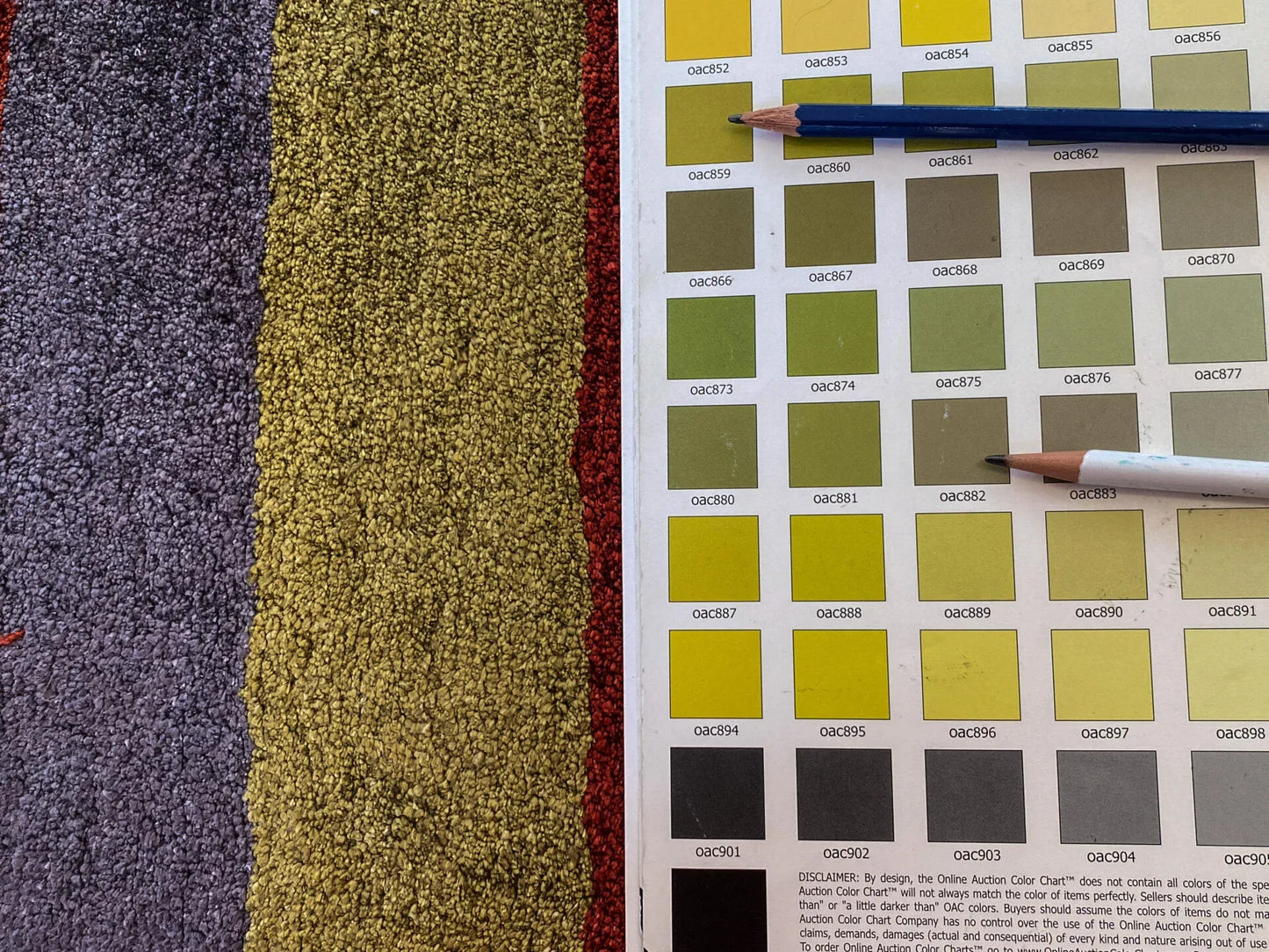 Stark Elfers Maroon Stripe 100% Silk Rug 4x6' Red Gold Black Stripe MSRP $2400