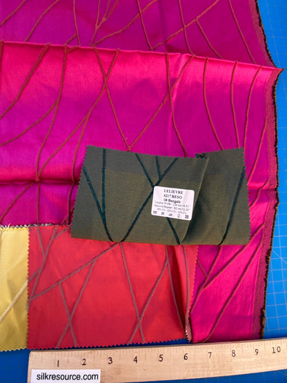 16 Berkbox87 Square Jacquard by Lelievre Reso Indien Pink Abstract Graphic MSRP USD 594/y