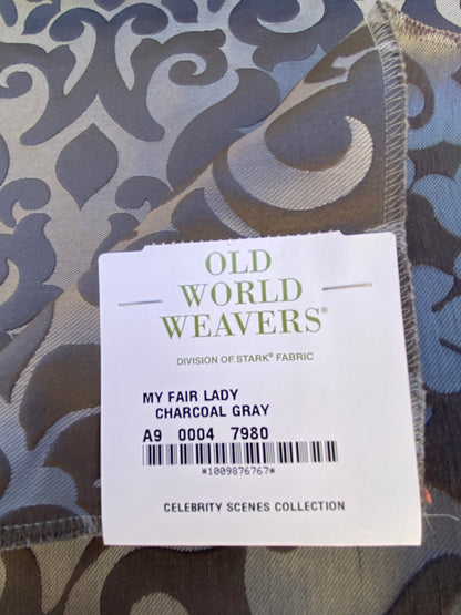 17 Berkbox87 Square Jacquard by Old World Weavers My Fair Lady Charcoal Gray Brown Large Jacquard MSRP USD 300+/y