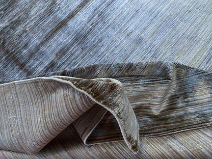 Stark Elyria Grey Silk Hand Knotted Rug Modern Serenity 6x9' MSRP USD 11050