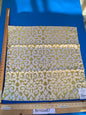 18 Berkbox87 Square Jacquard by Old World Weavers My Fair Lady Gold White Large Jacquard MSRP USD 300+/y