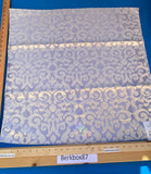 20 Berkbox87 Square Jacquard by Old World Weavers My Fair Lady Skyway Blue White Large Jacquard MSRP USD 300+/y